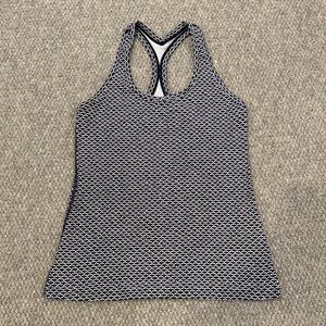 lululemon athletica Black and White Tank Top